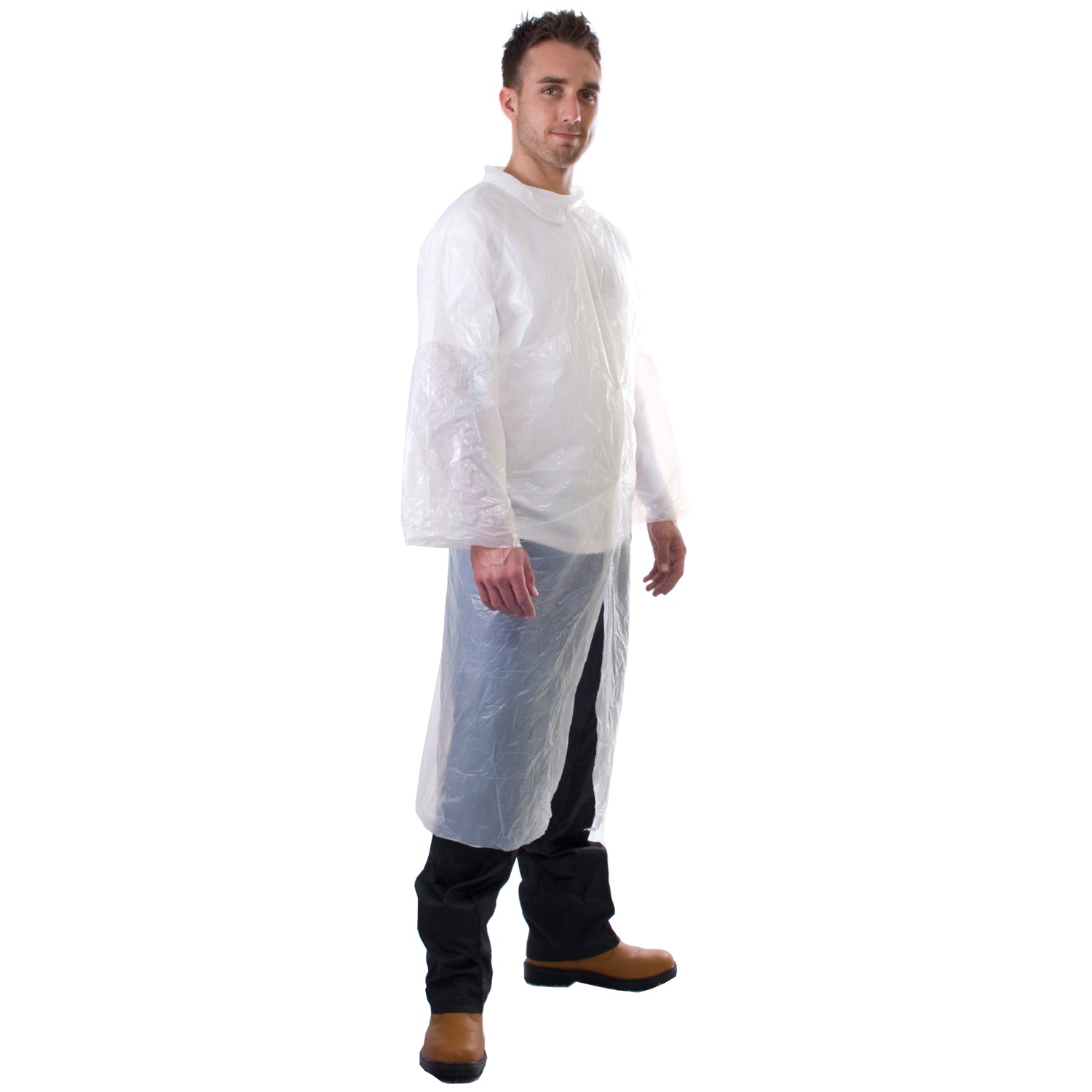 Supertouch PE Disposable Visitors Coats - Case Of 500