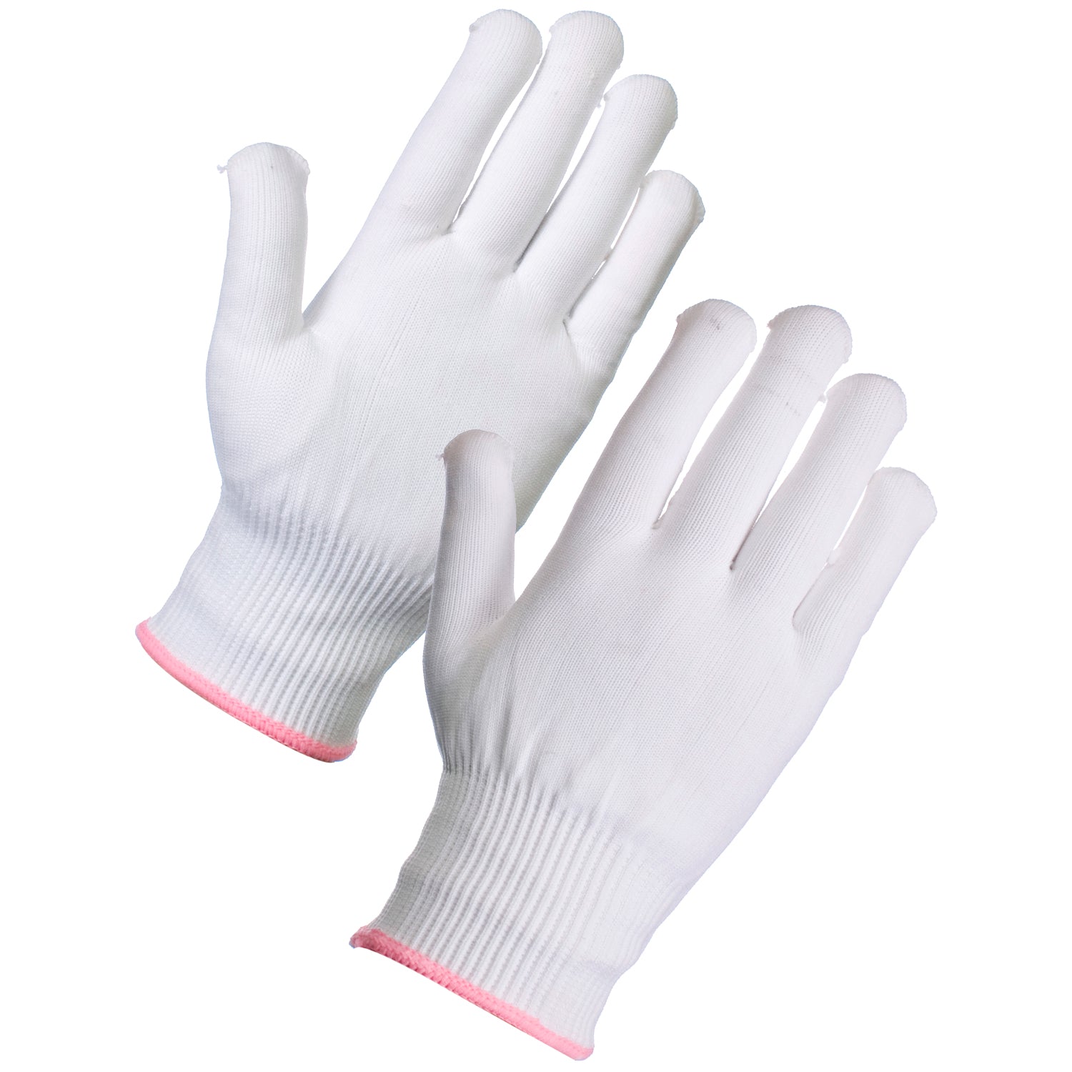 white thermal gloves