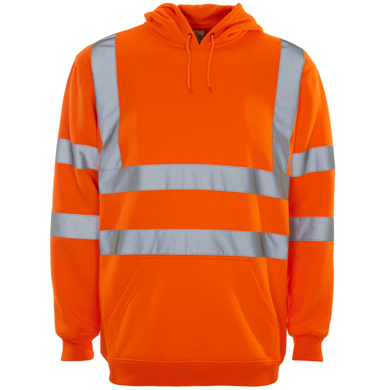 Hi Vis Orange Hooded Pull Over - Class 3