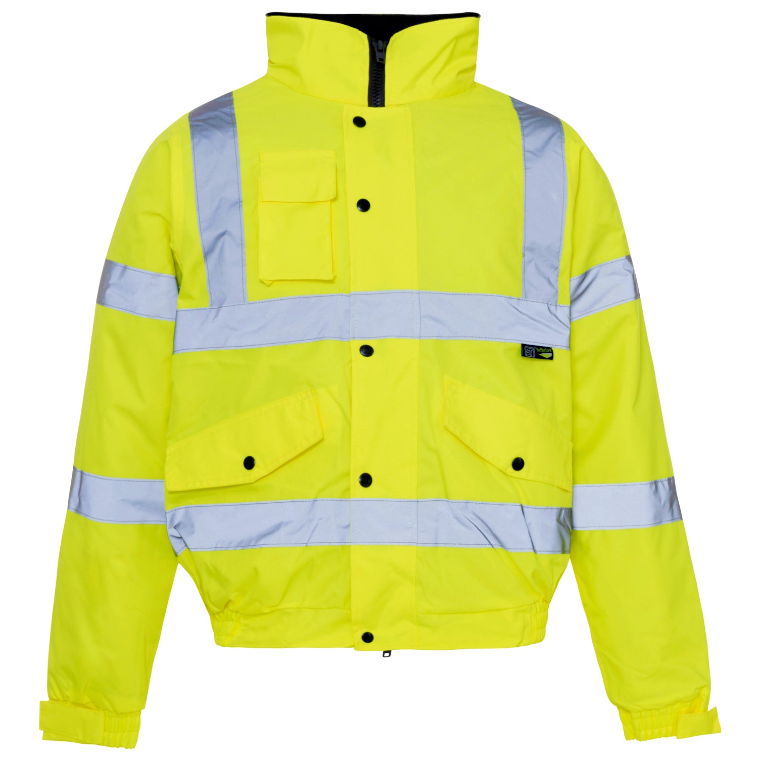Yellow Hi Vis Bomber Jacket - Standard Storm By Supertouch