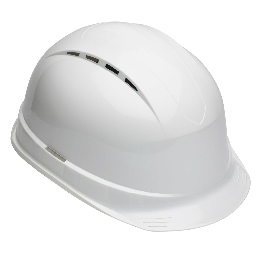 white safety helmet