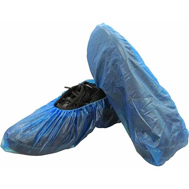 disposable blue shoe covers
