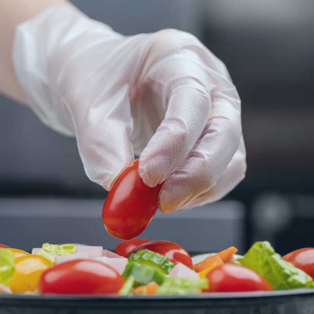 food preparation gloves