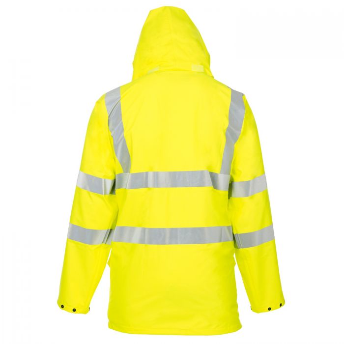 Hi Vis Stormflex Breathable Yellow Padded Parka