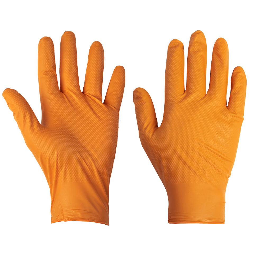 orange diamond grip supertouch gloves