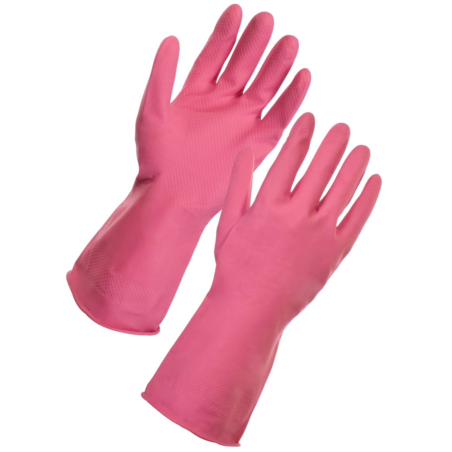 Household Latex Cleaning Gloves - 5 Colours Available - Case Of 144