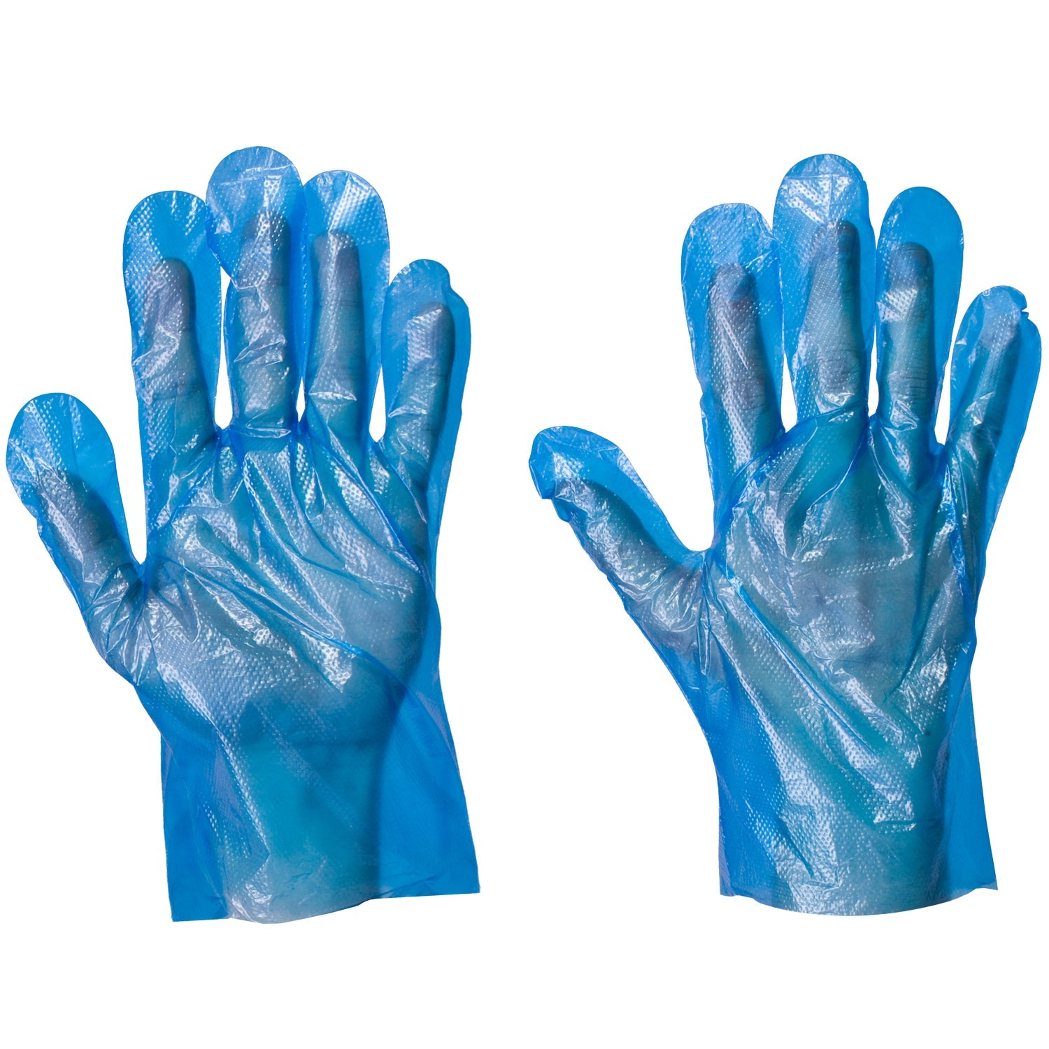 PE Blue Disposable Gloves  - Pack of 100