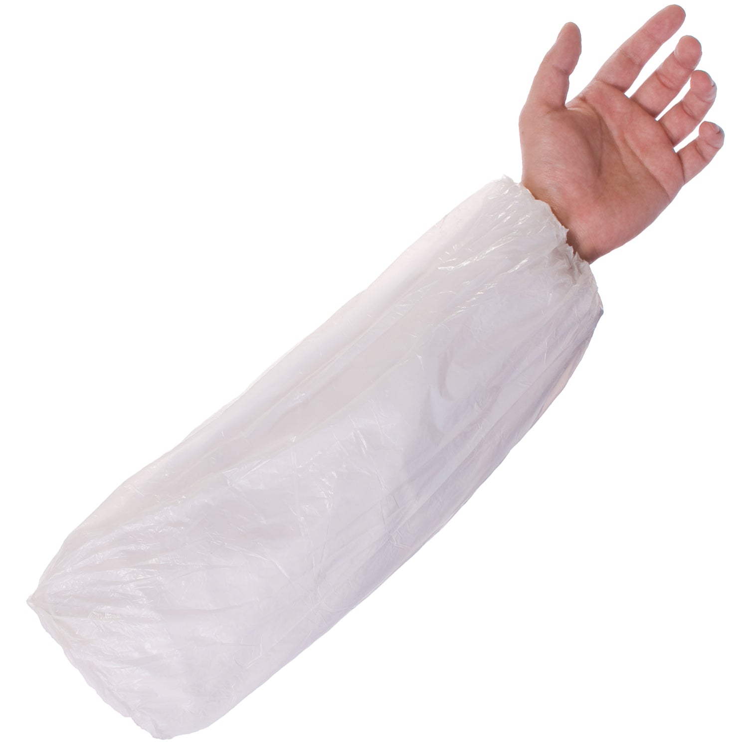 Supertouch white disposable oversleeves
