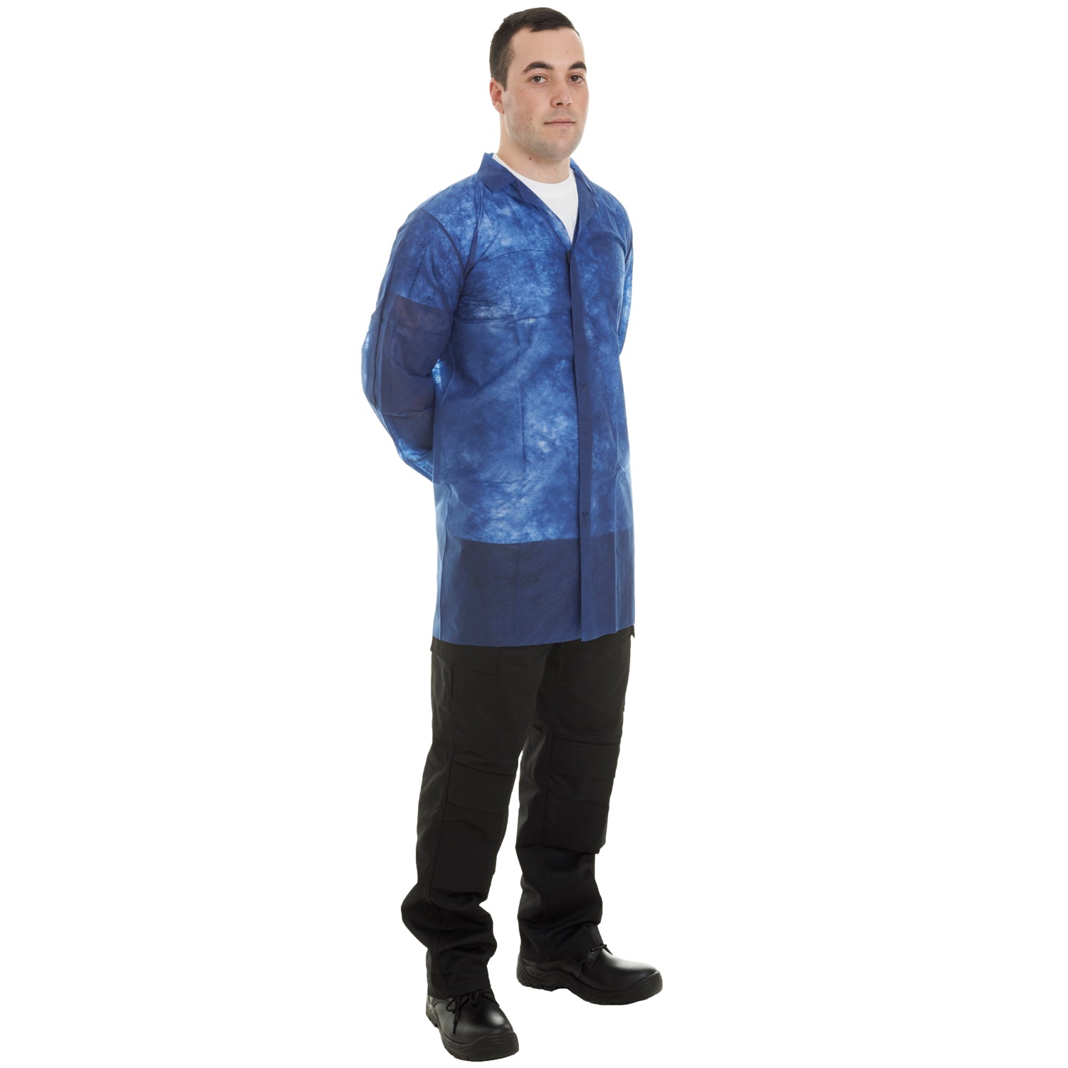 Supertouch Non Woven Visitor Coats - Velcro Fasteners - 50pieces
