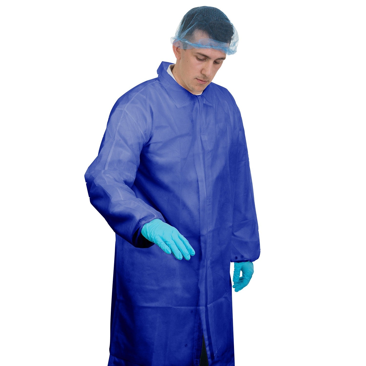 Non Woven Visitor Coats With Elasticated Cuffs - Box Of 50
