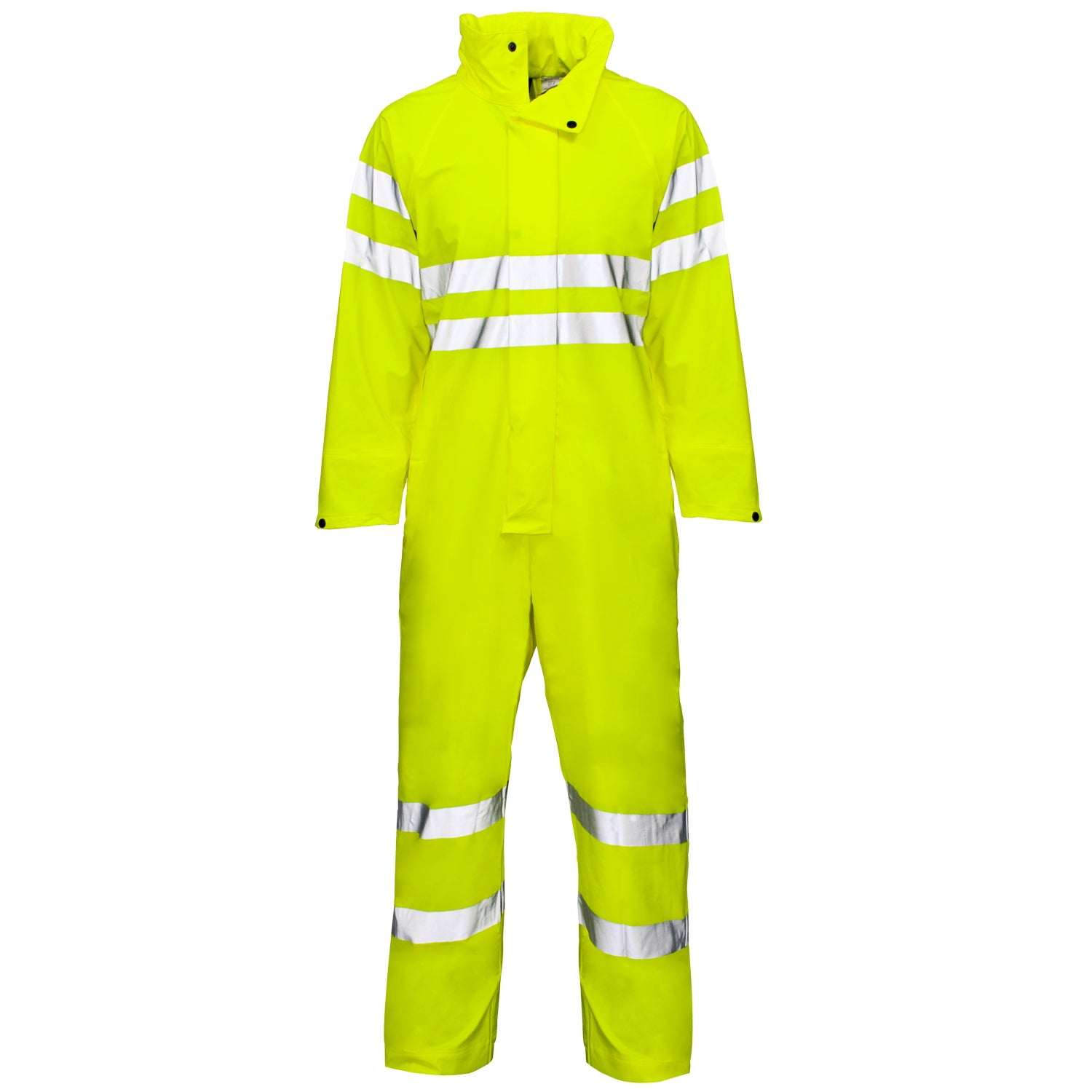 Hi Vis Stormflex PU Coverall - Breathable - Zip Fastening - Yellow