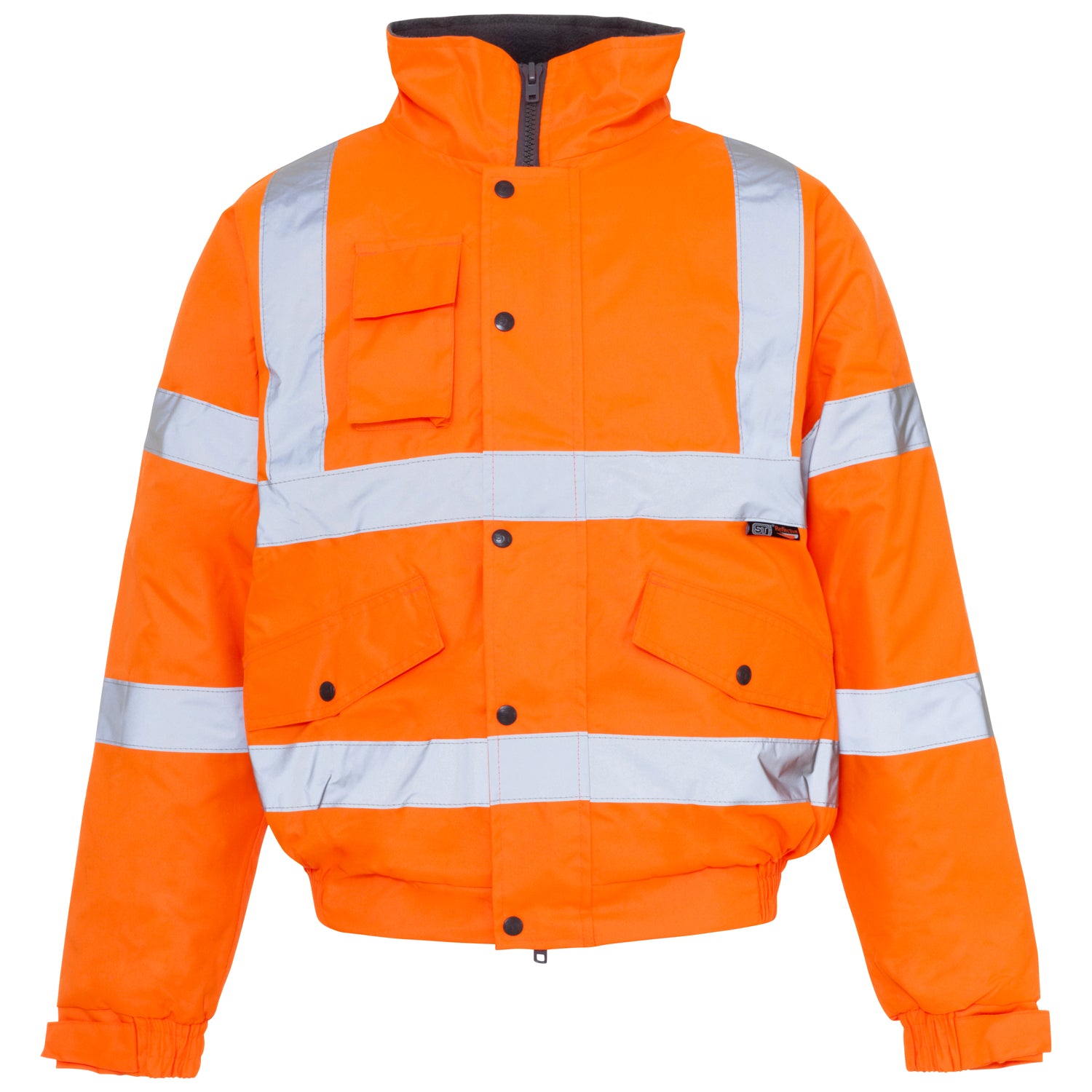 orange hi vis bomber jacket