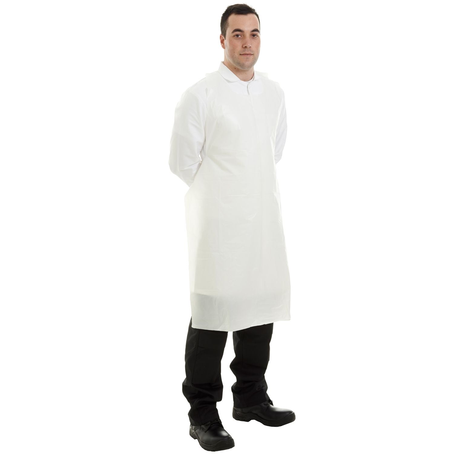 Disposable PE Apron 30 Micron - (Case of 1000) - 2 x Lengths & 4 Colours