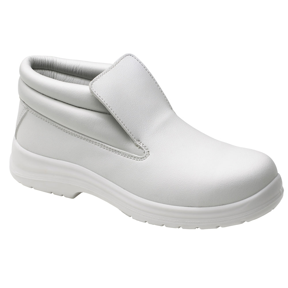 Food X Anti-Bacterial White Slip On Ankle Boot – careppe