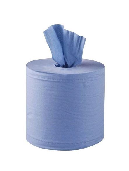 Blue Centre Feed Roll Paper Towels - Pack Of 6