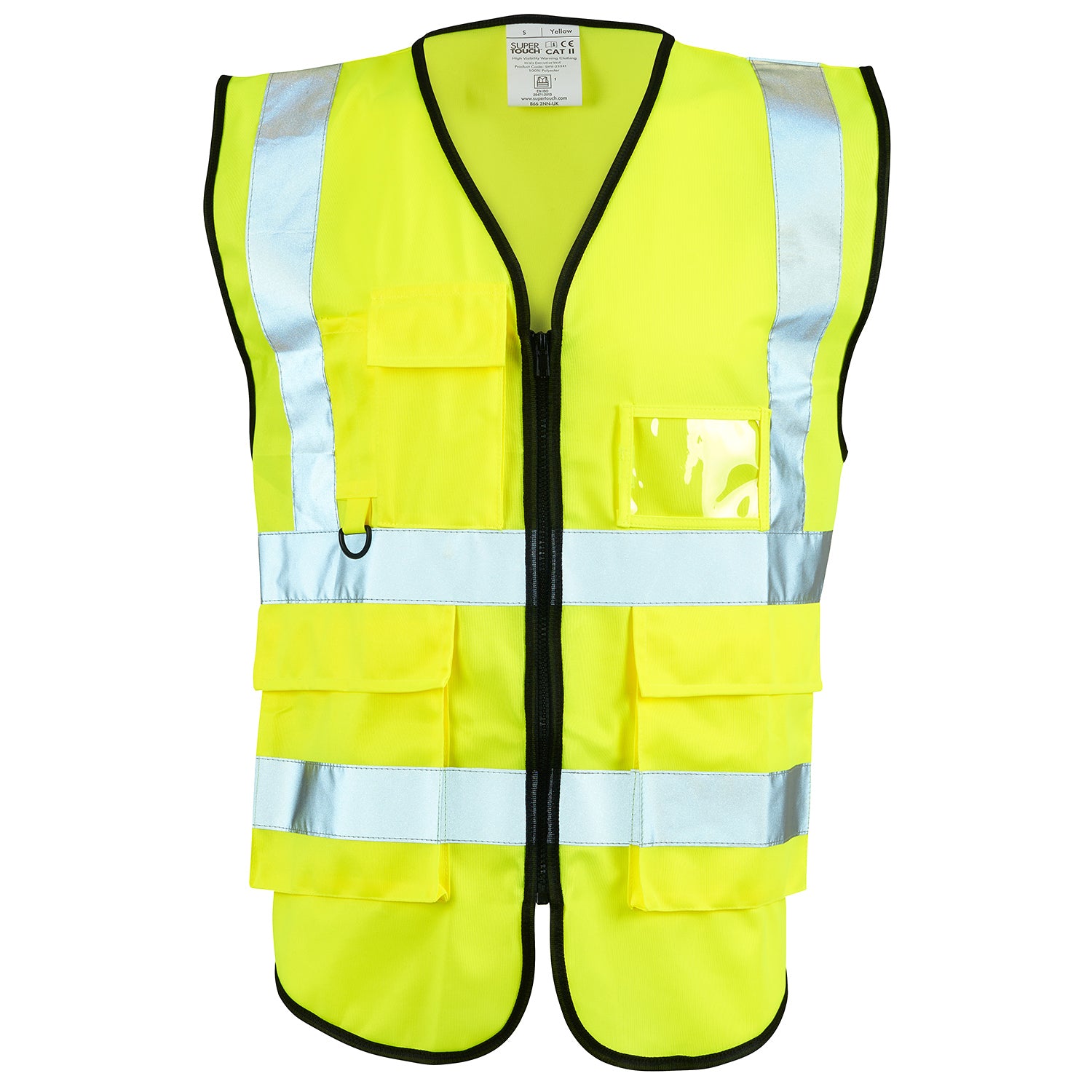 Hi Vis Executive Vest - Yellow - With Zip - Class 2